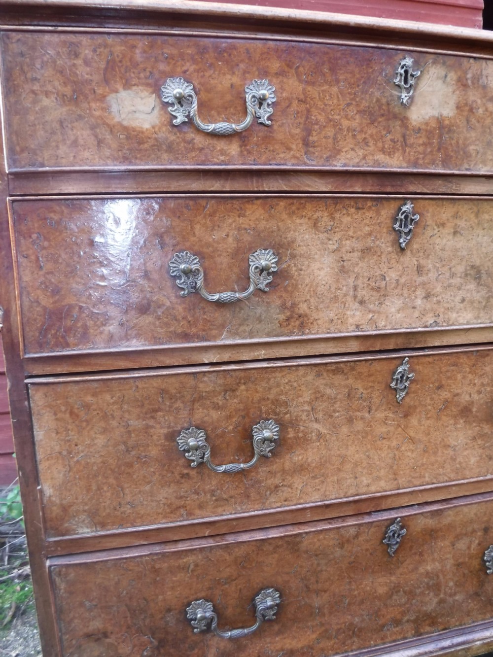  18th century chest of 4 long drawers View III