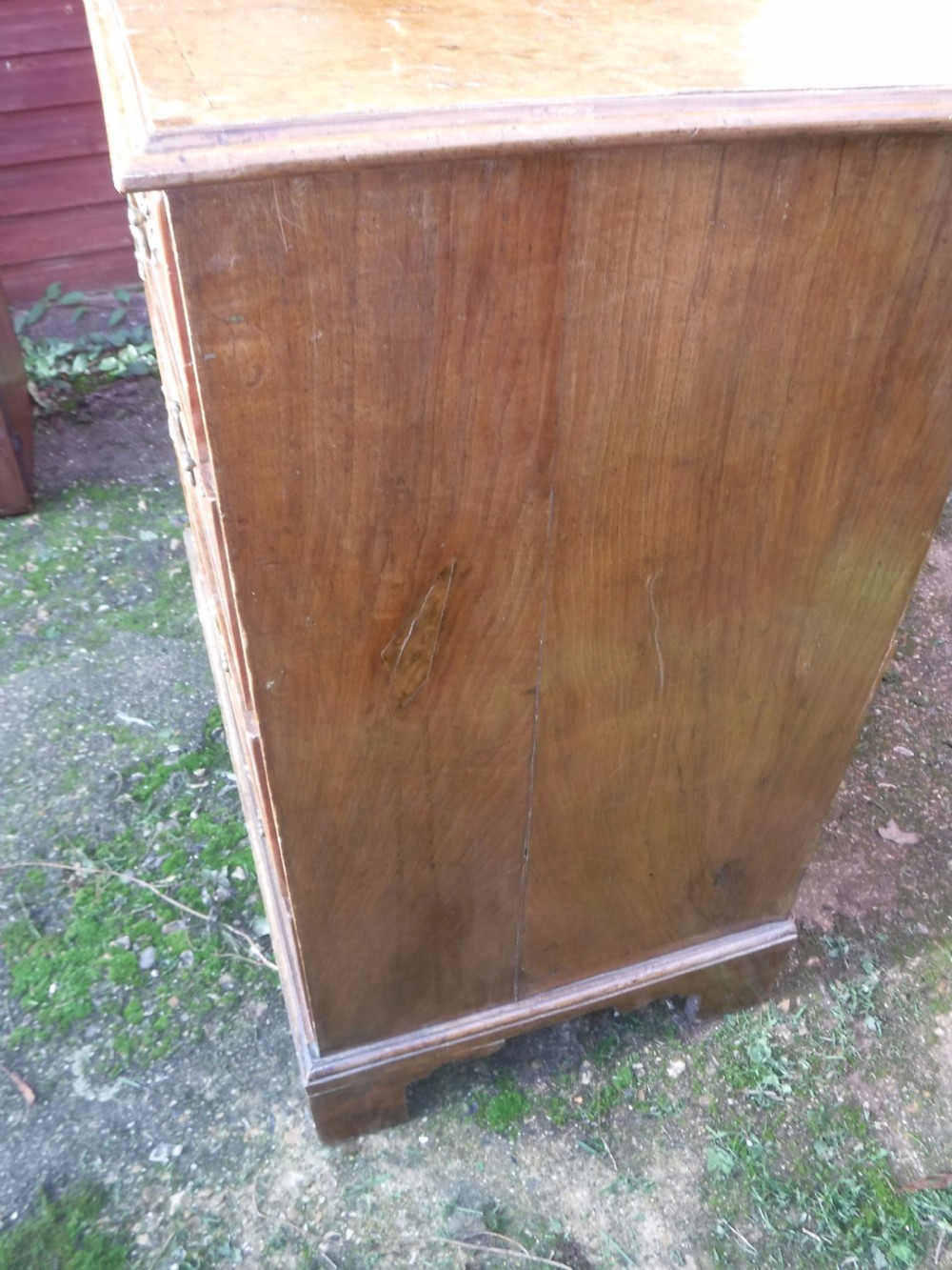  18th century chest of 4 long drawers View X