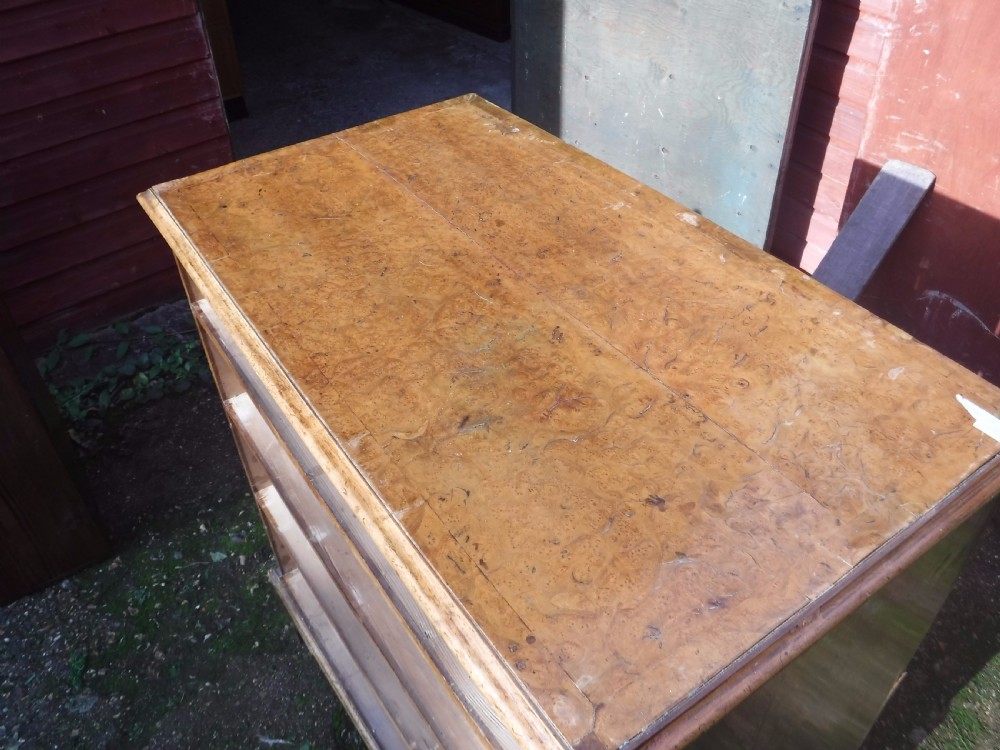  18th century chest of 4 long drawers View XIII