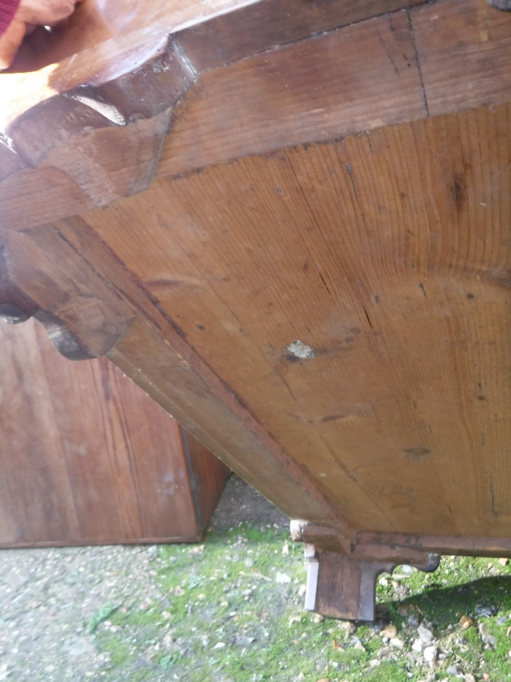  18th century chest of 4 long drawers View XV