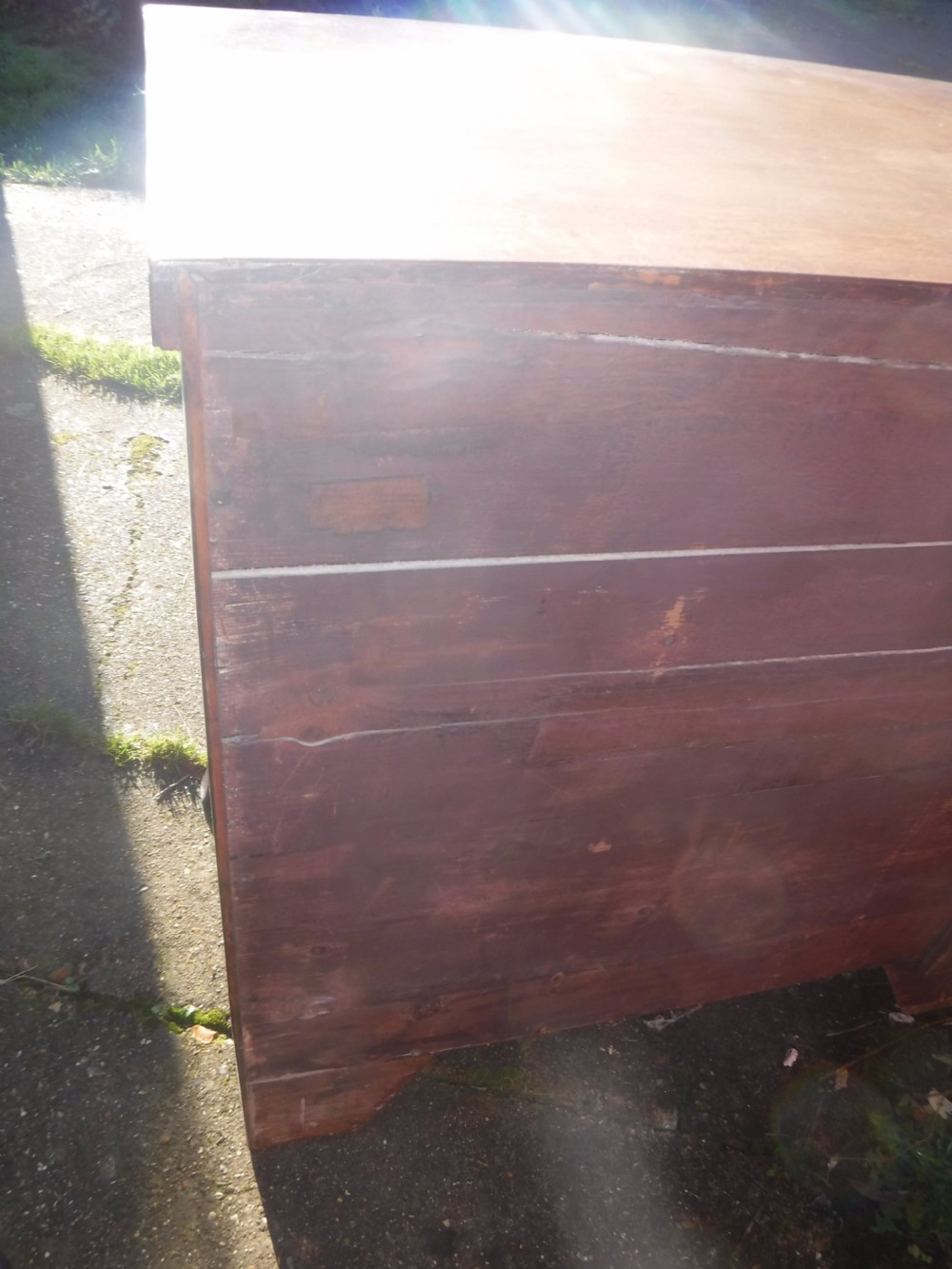 Small early 19th century mahogany chest of 4l drawers View V