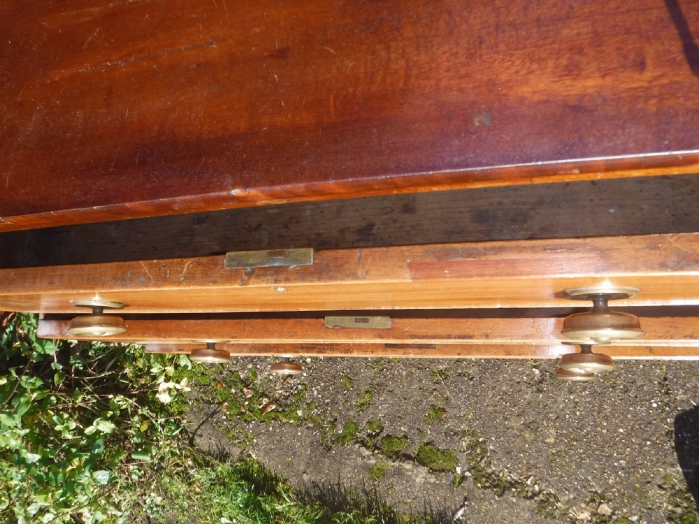 Useful Regency 3 drawer mahogany chest  of drawers View V