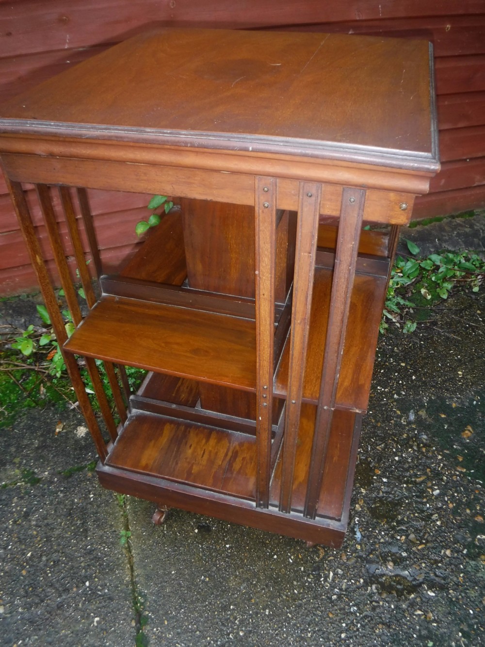 Edwardian revolving bookcase View VI