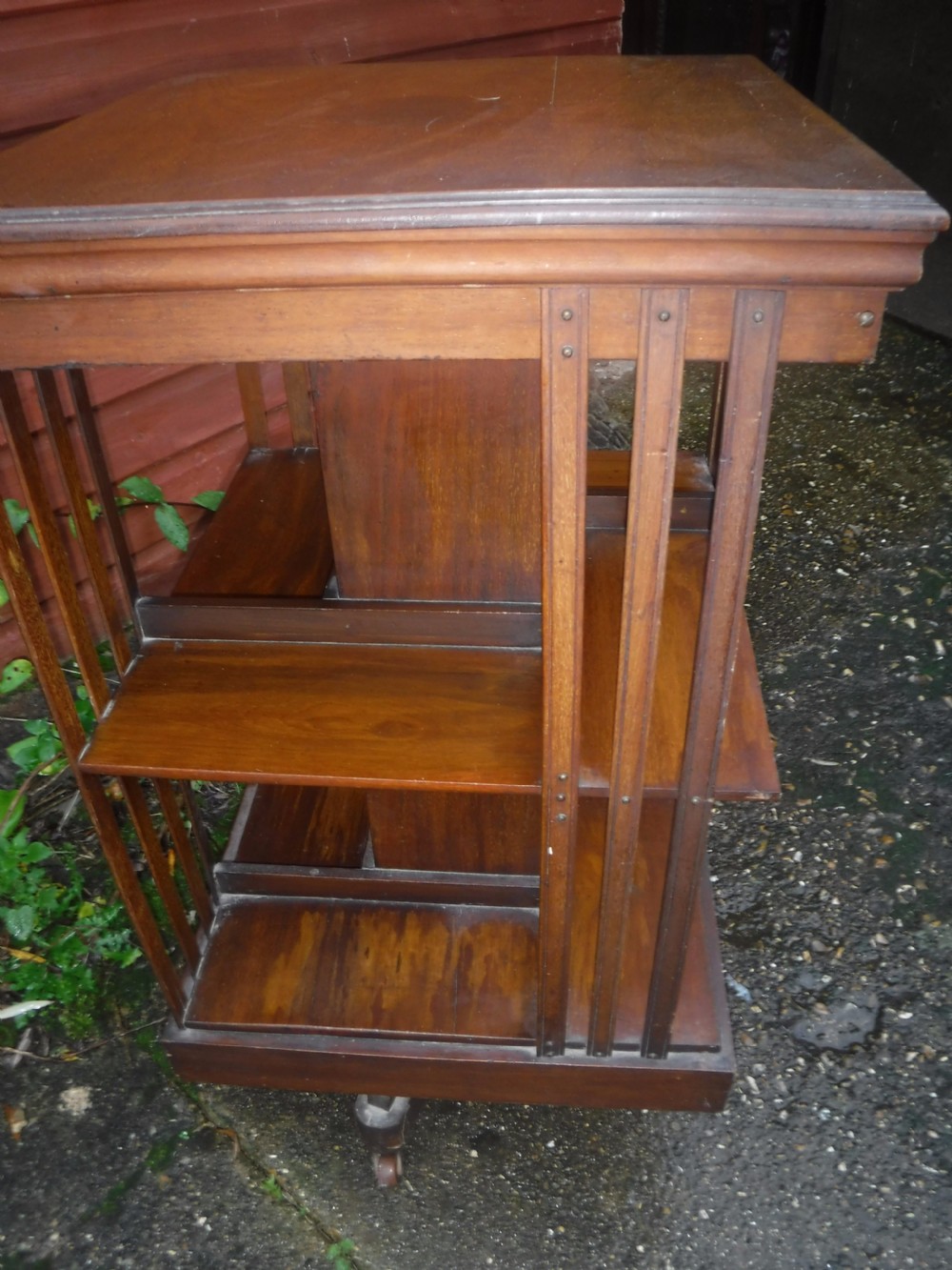 Edwardian revolving bookcase View VII