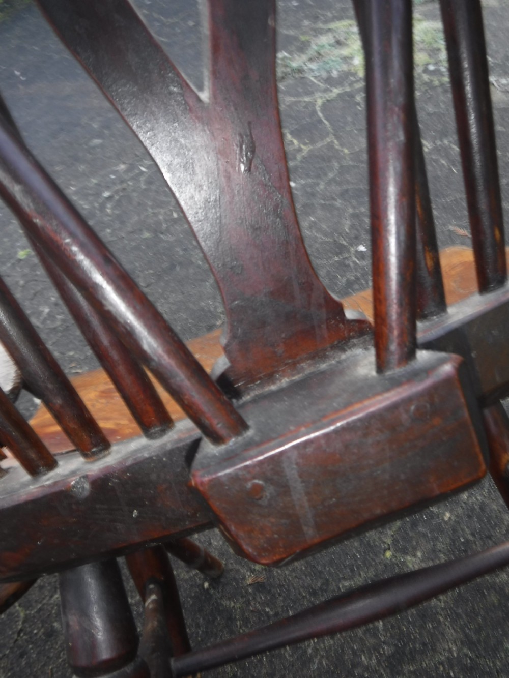 Pair of Early Victorian Windsor wheel back chairs View VIII