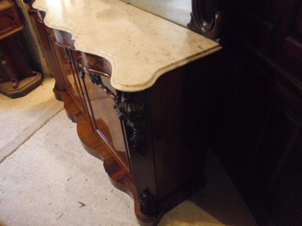 Good quality inlaid rosewood side cabinet View V