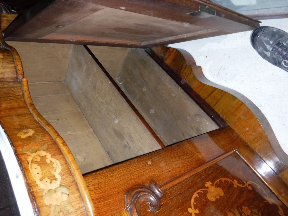 Good quality inlaid rosewood side cabinet View X