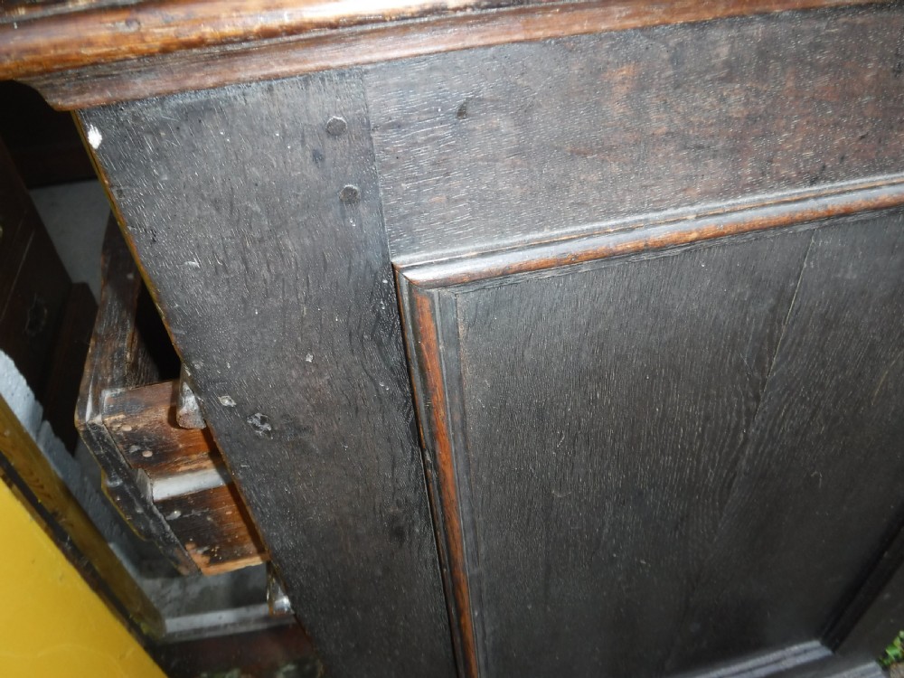 Late 17th century oak chest of 4l drawers View XII