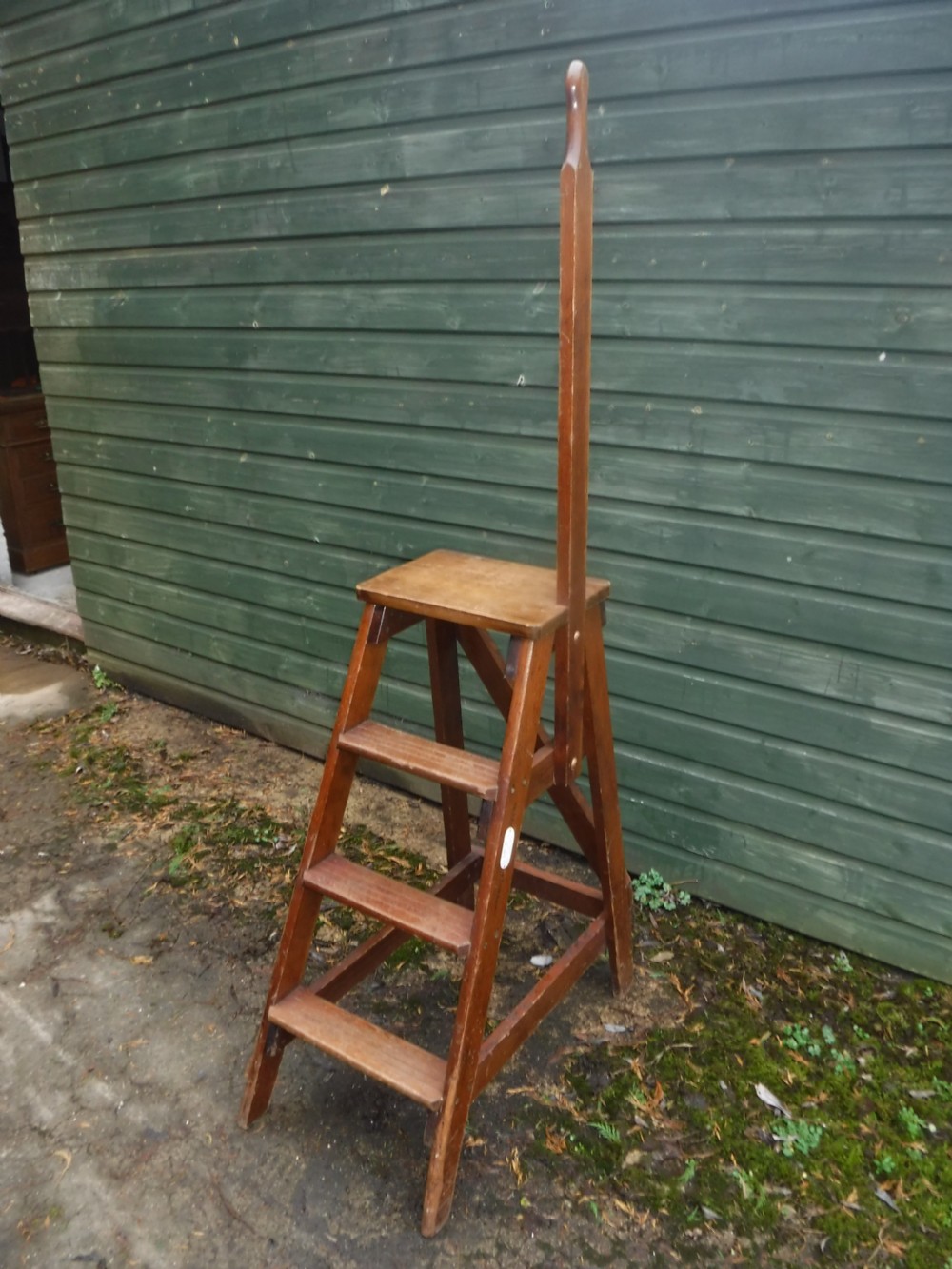 Set of early 20th century library steps