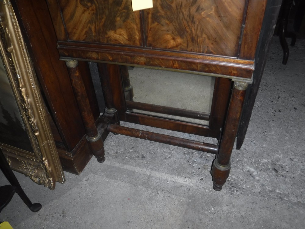 Mahogany marble top  2 door side cabinet View IV