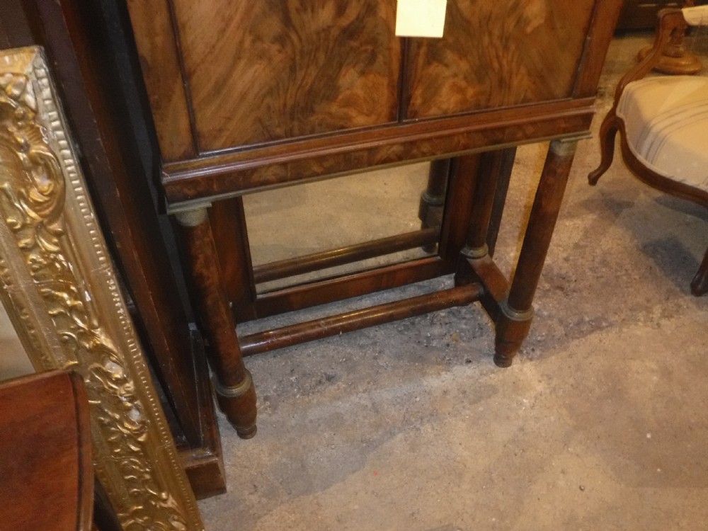 Mahogany marble top  2 door side cabinet View X