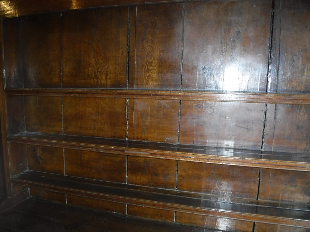 Early 19th century oak and inlaid 2 part dresser View VII