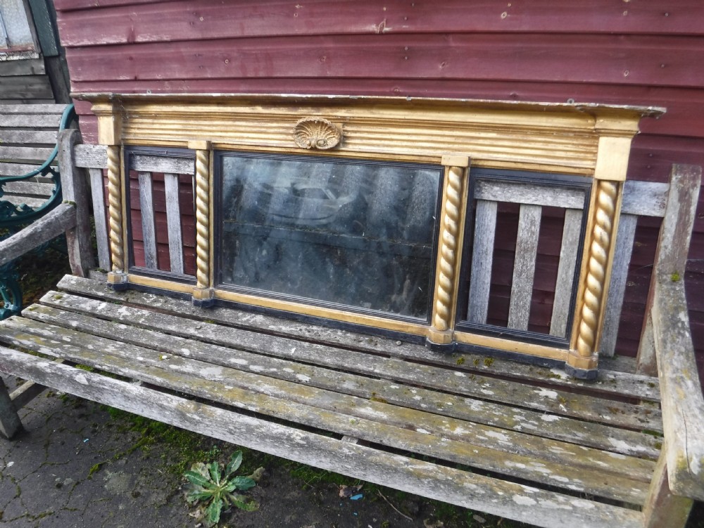 19th century gilt frame over mantel mirror View III
