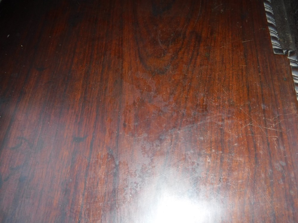 19th century anglo Indian rosewood pedestal sideboard View VI