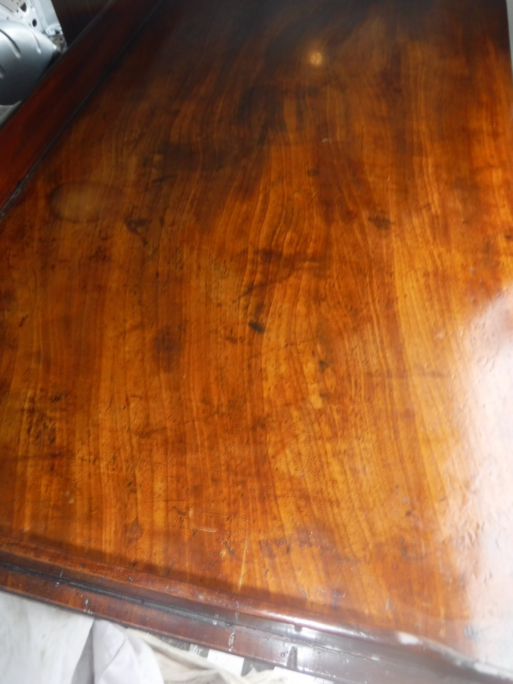 Regency mahogany 5 drawer writing table View IV
