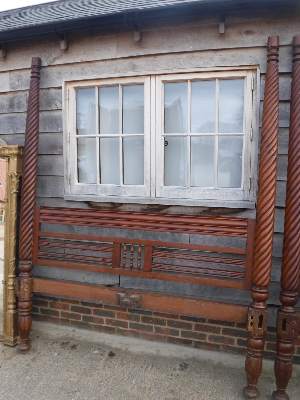 Large anglo Indian 4 poster bed View IX