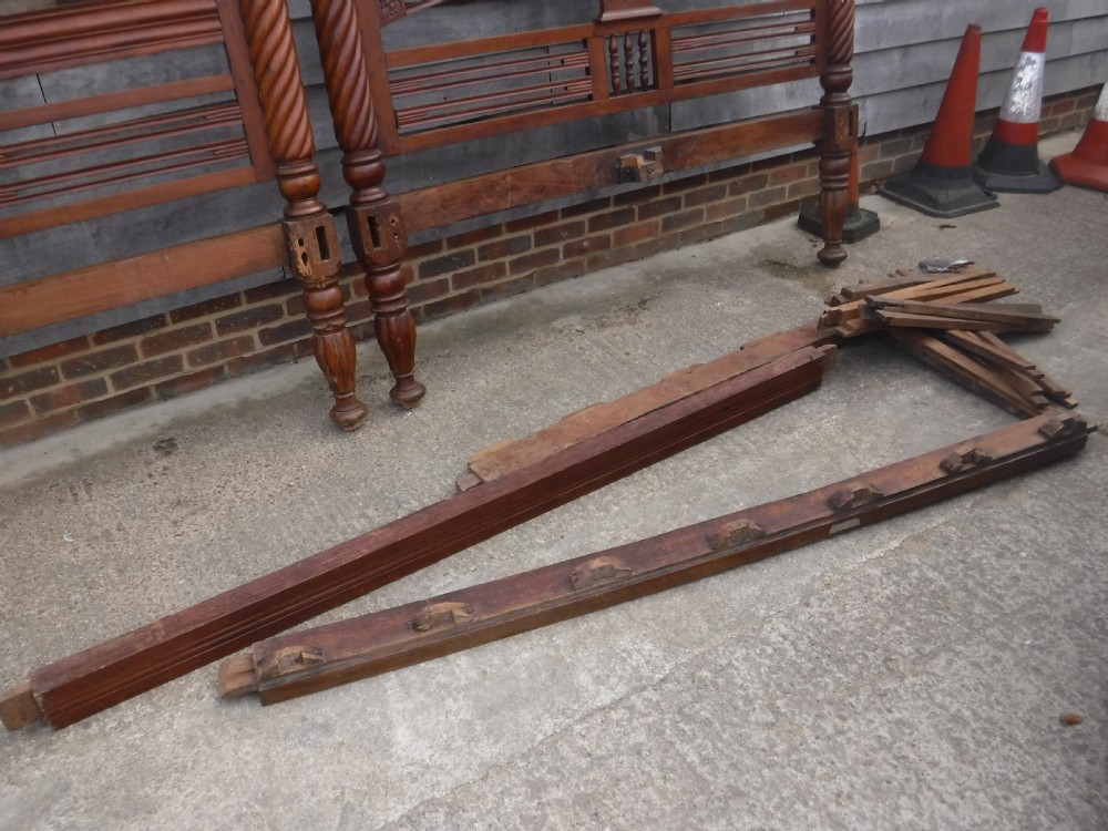 Large anglo Indian 4 poster bed View XII