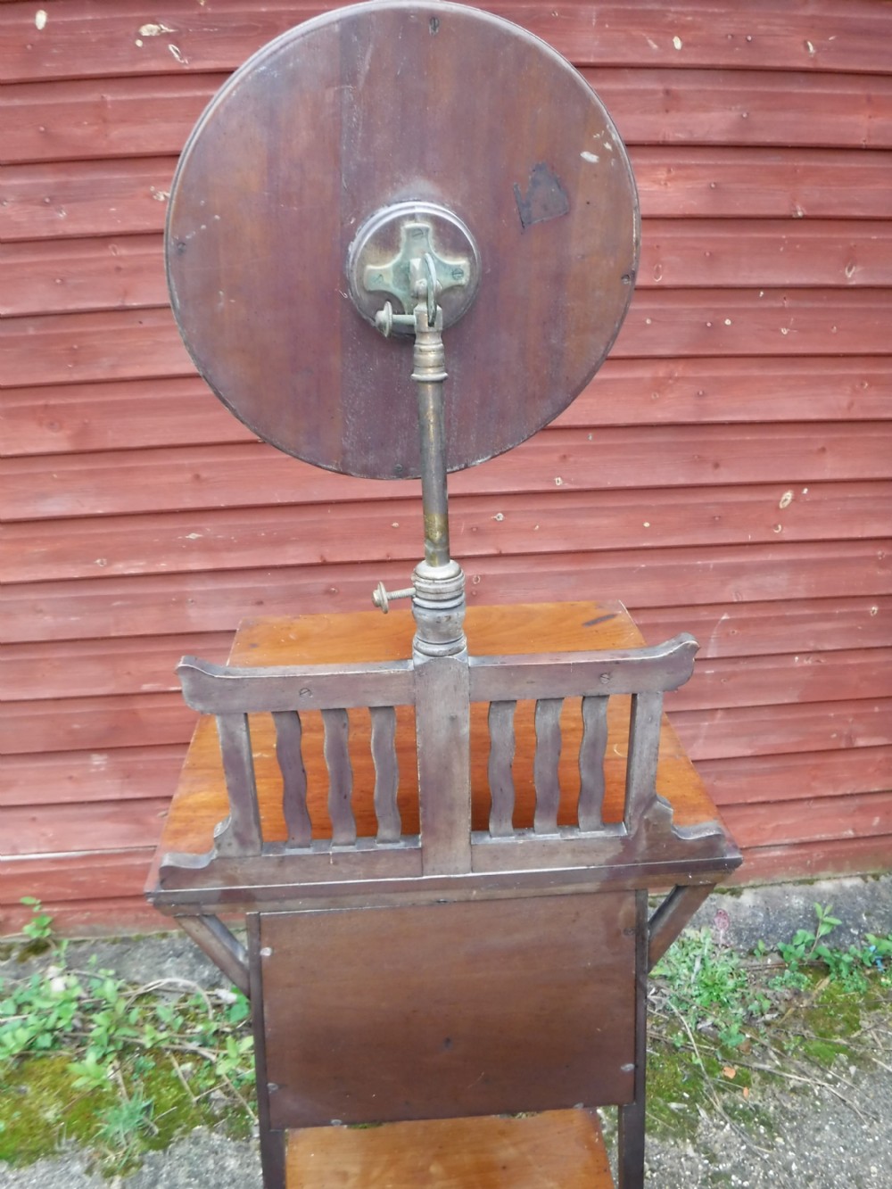 Late 19th century shaving stand in the manner of Liberty View II