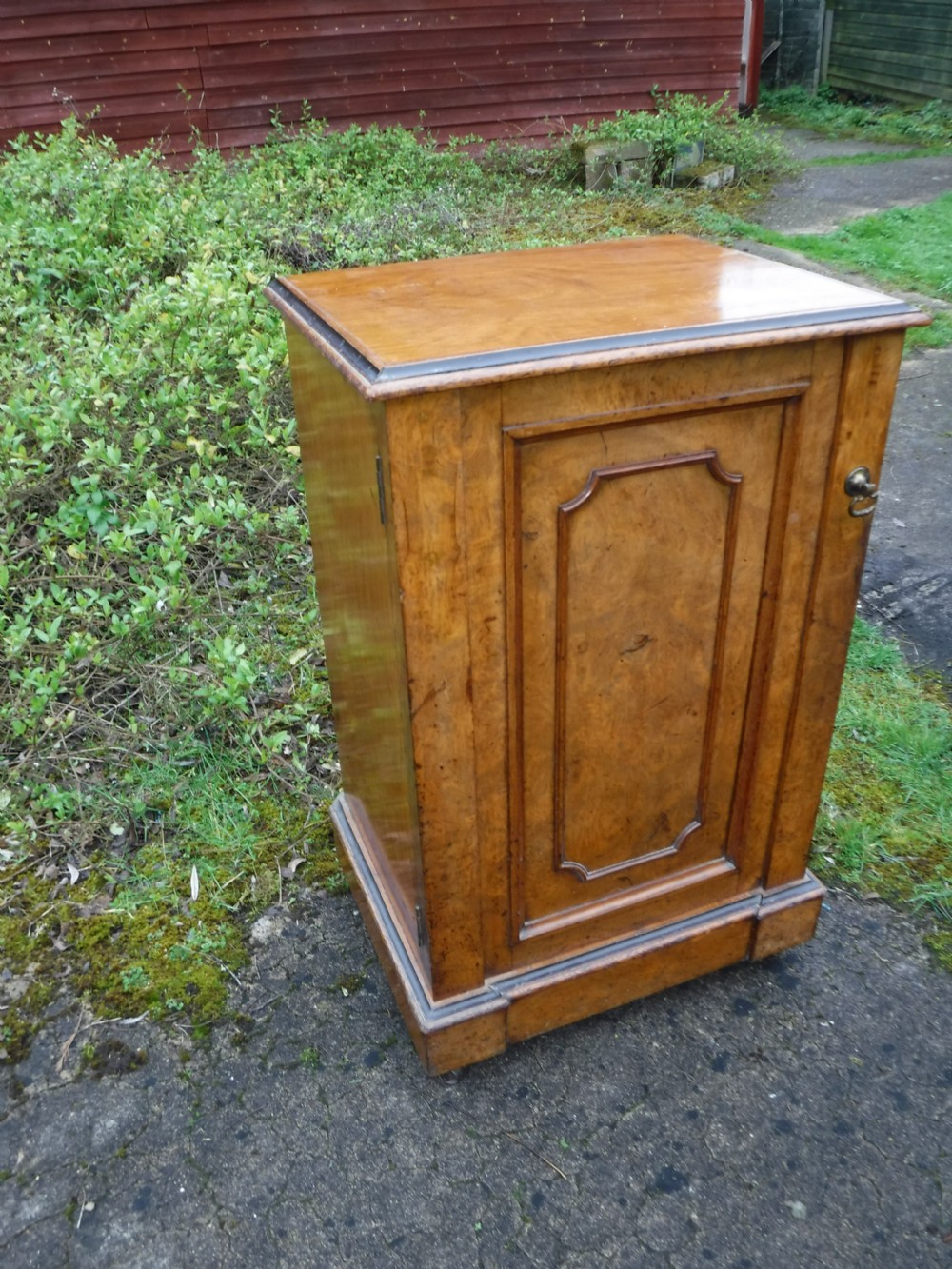 19th century golden oak  fitted side cabinet View II
