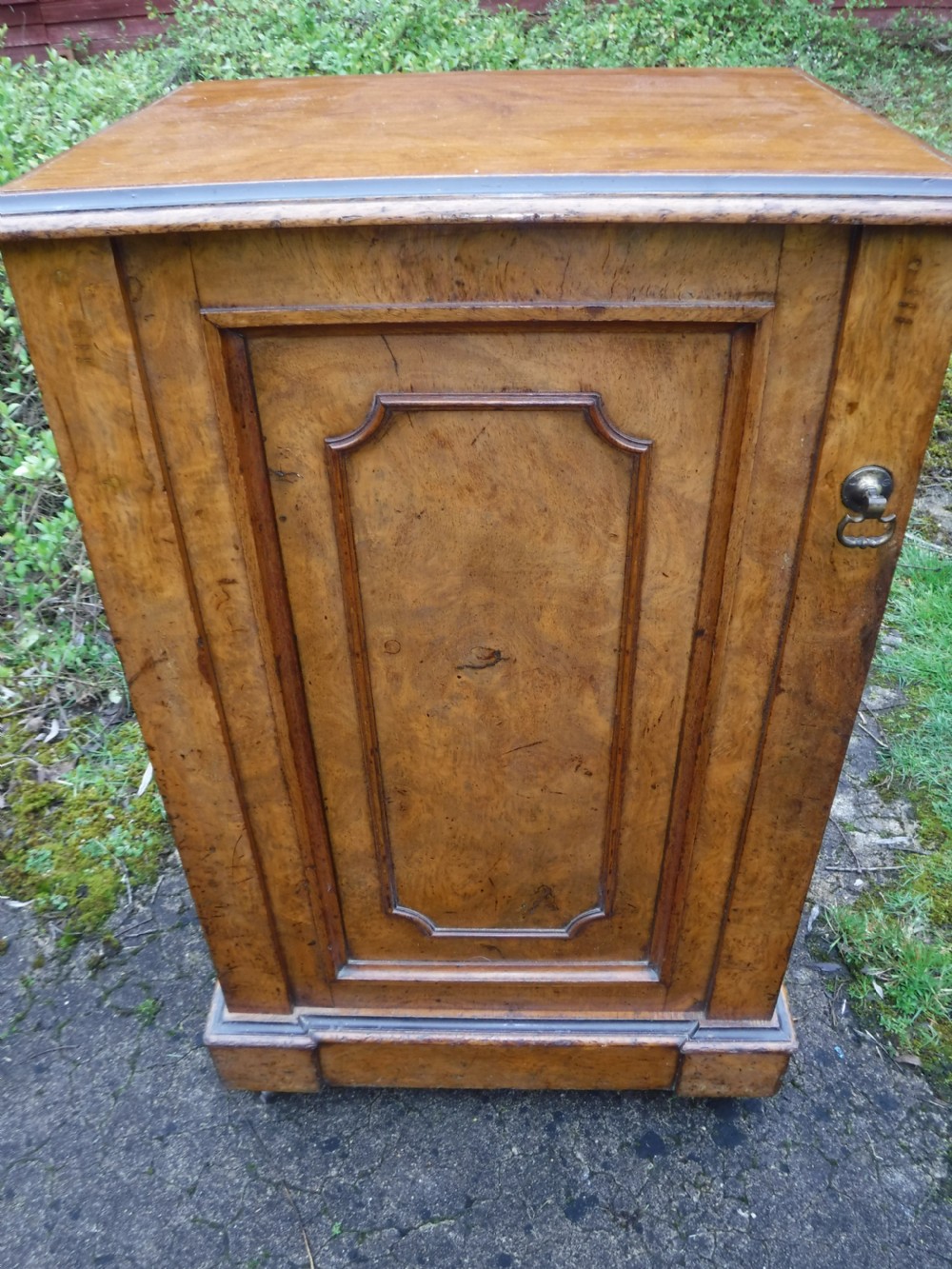 19th century golden oak  fitted side cabinet View V