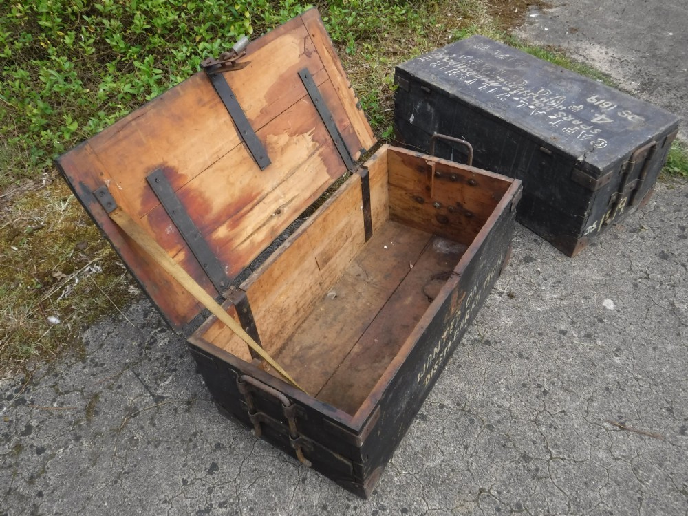 Pair of travelling military chest [Gurkha rifles] View IV