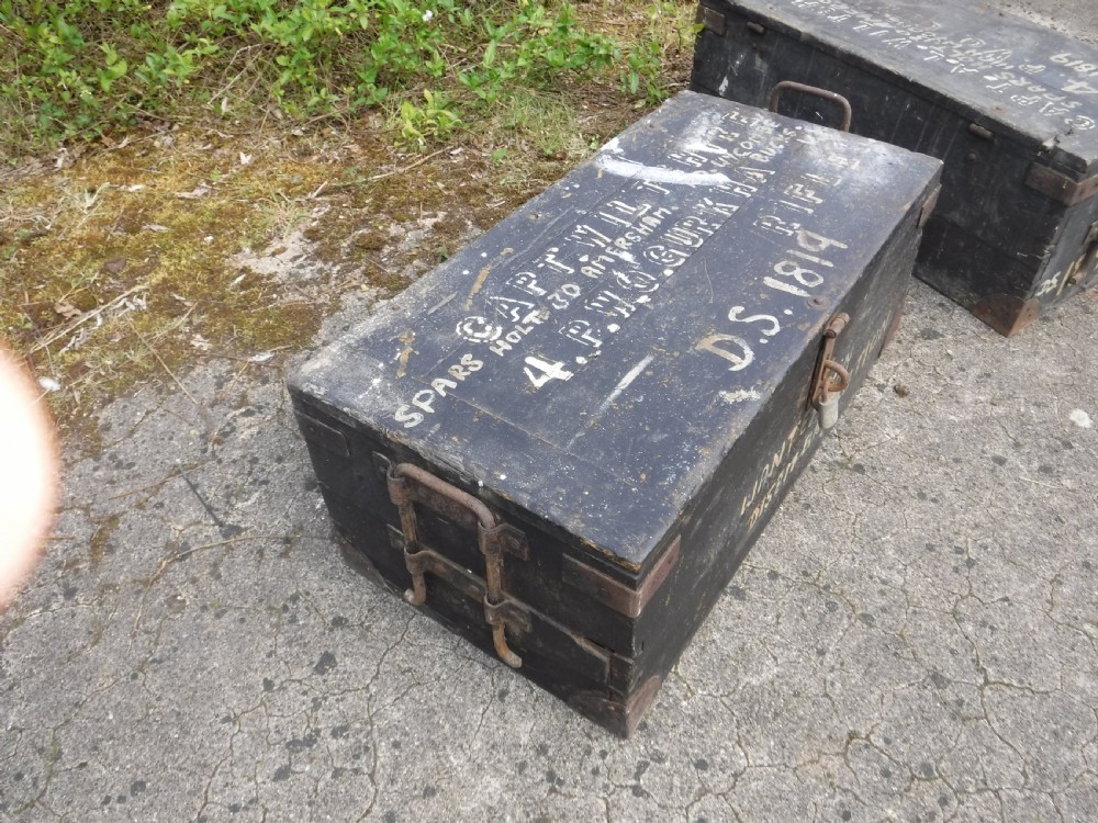Pair of travelling military chest [Gurkha rifles] View V