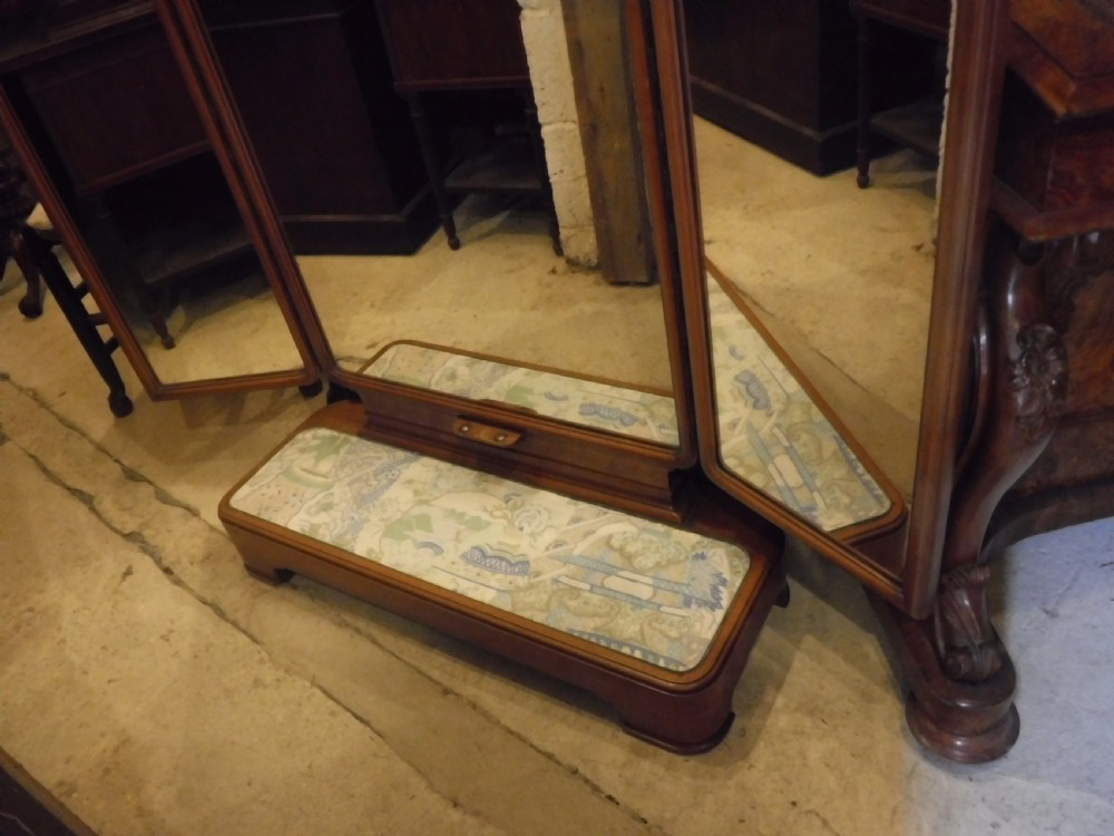 Good Art Deco 3 fold dressing mirror View III