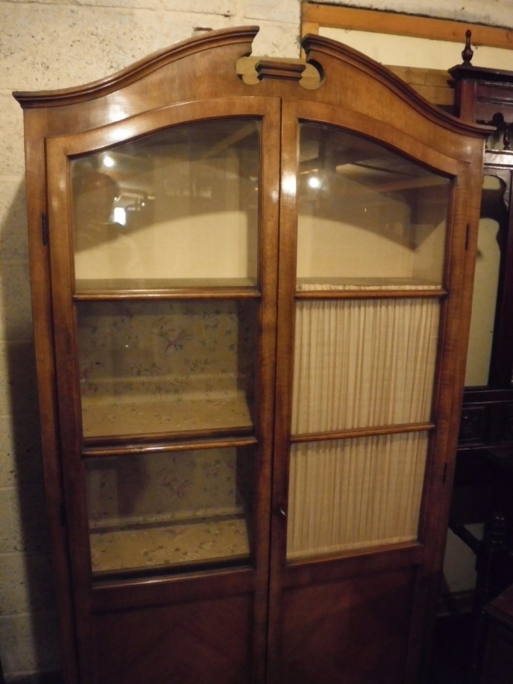 Early 20th century walnut 2 door cabinet View II