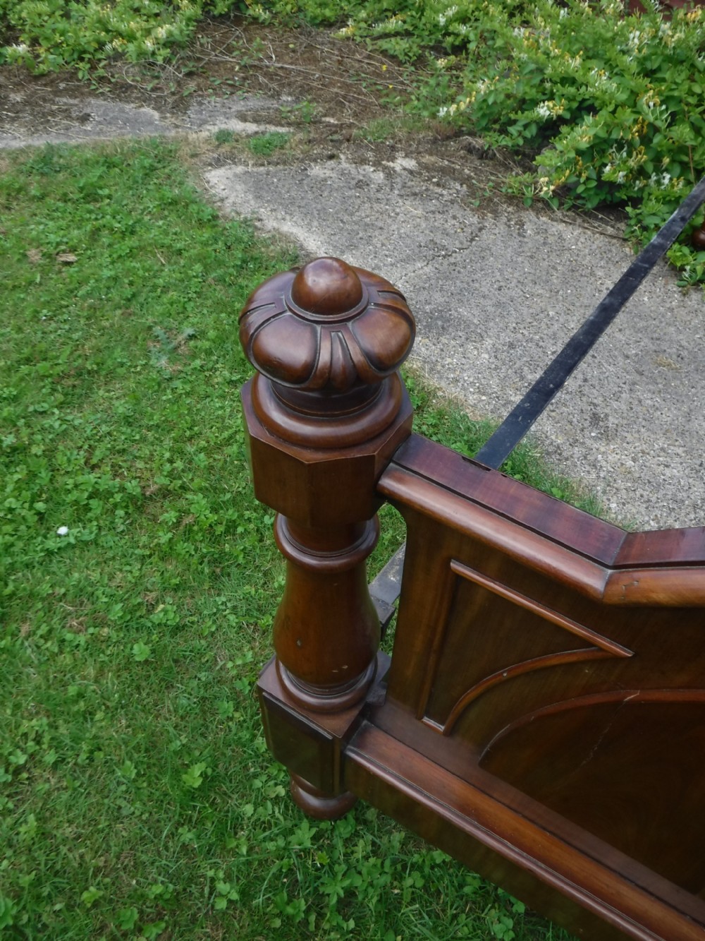 Victorian mahogany double bed View IV