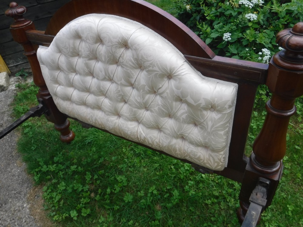 Victorian mahogany double bed View VI