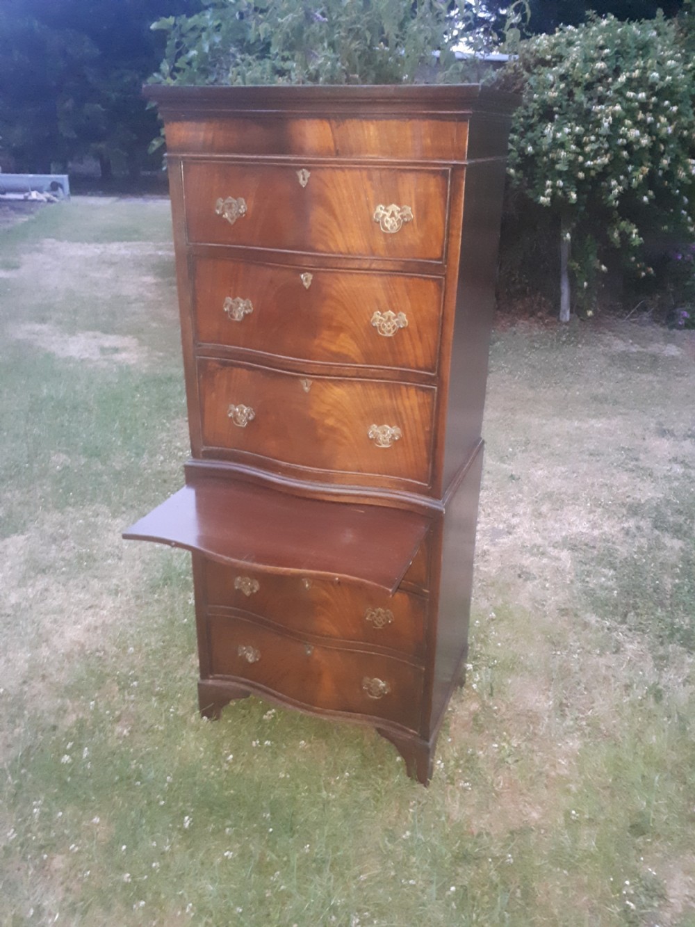 Small early 20th century chest on chest