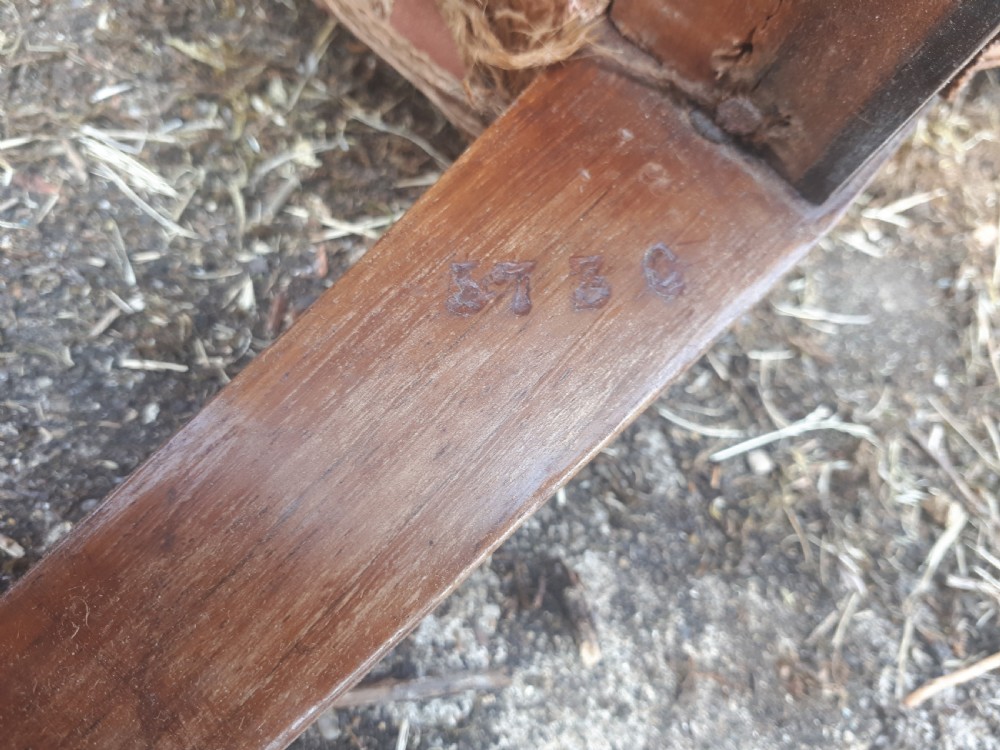 Edwardian inlaid rosewood settee View V