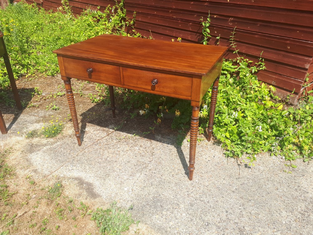 Regency mahogany side table