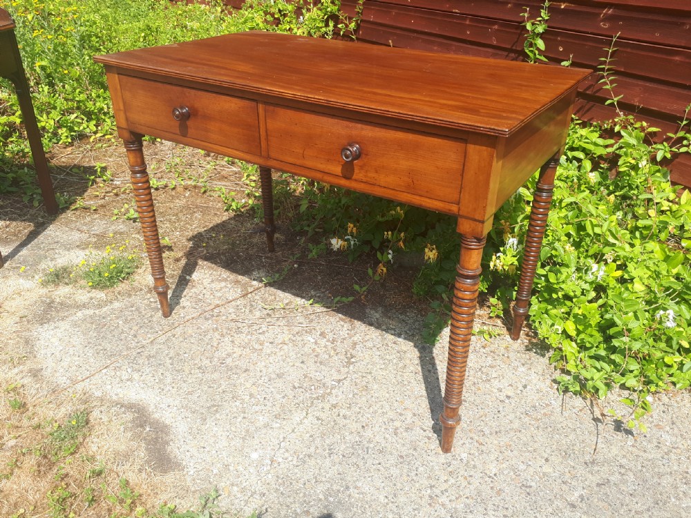 Regency mahogany side table View II