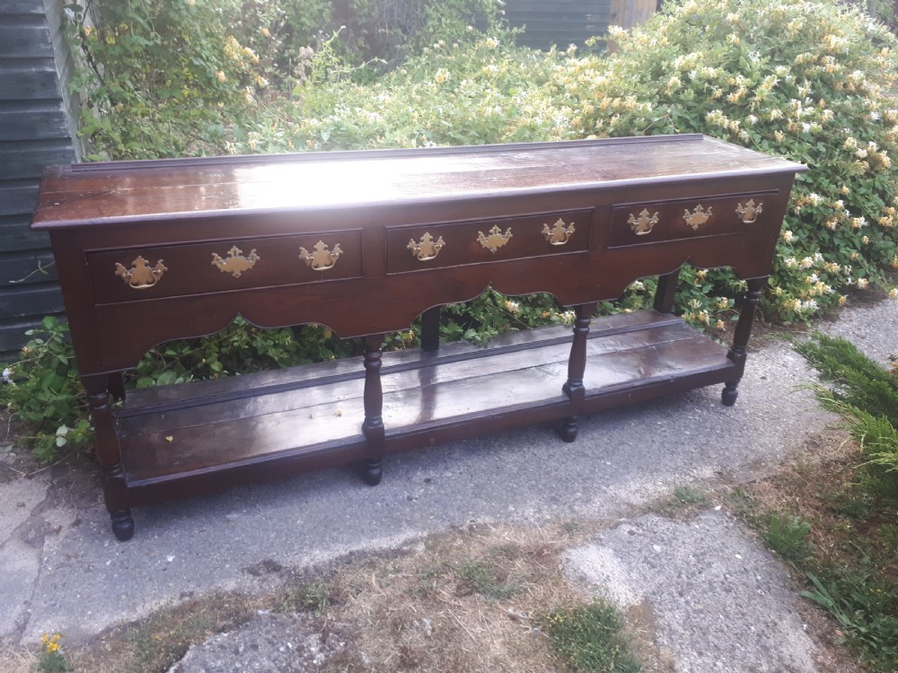 Late Georgian Welsh oak dresser View IX