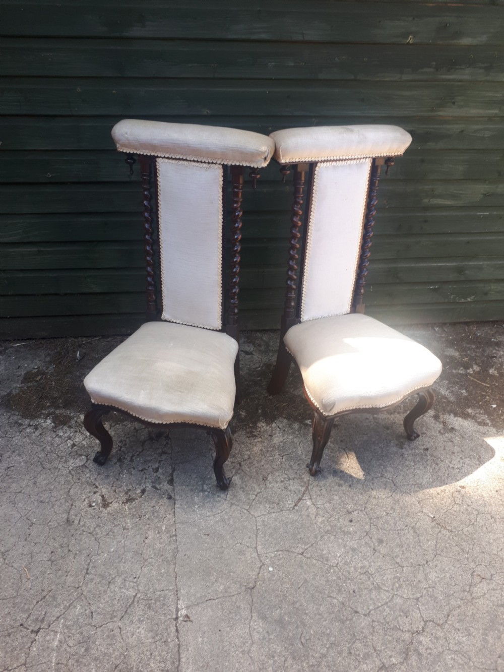 Pair of 19th century rosewood chairs View III