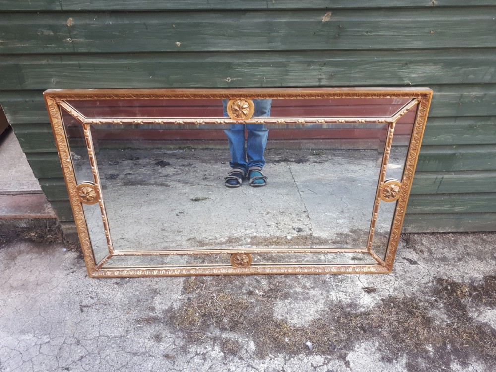 Early 20th century gilt wall mirror View III