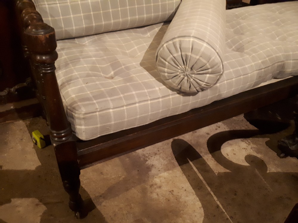 Large late 19th century window seat  View IV