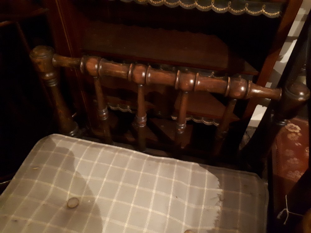 Large late 19th century window seat  View VII