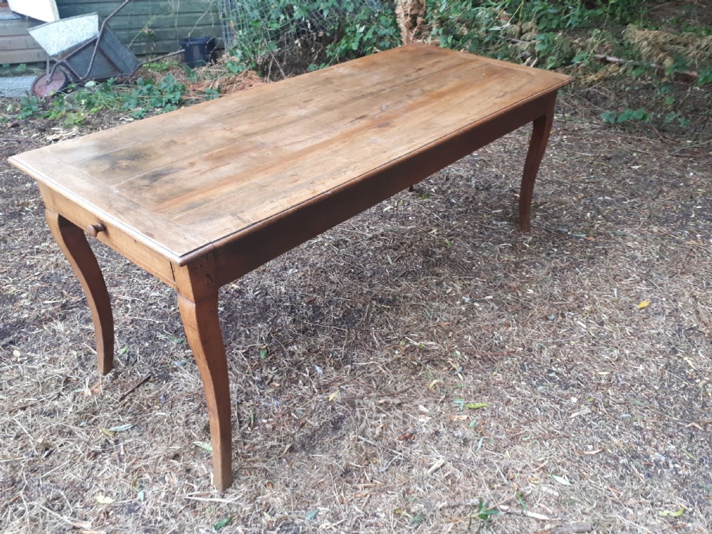 19th century French farmhouse dining table View III