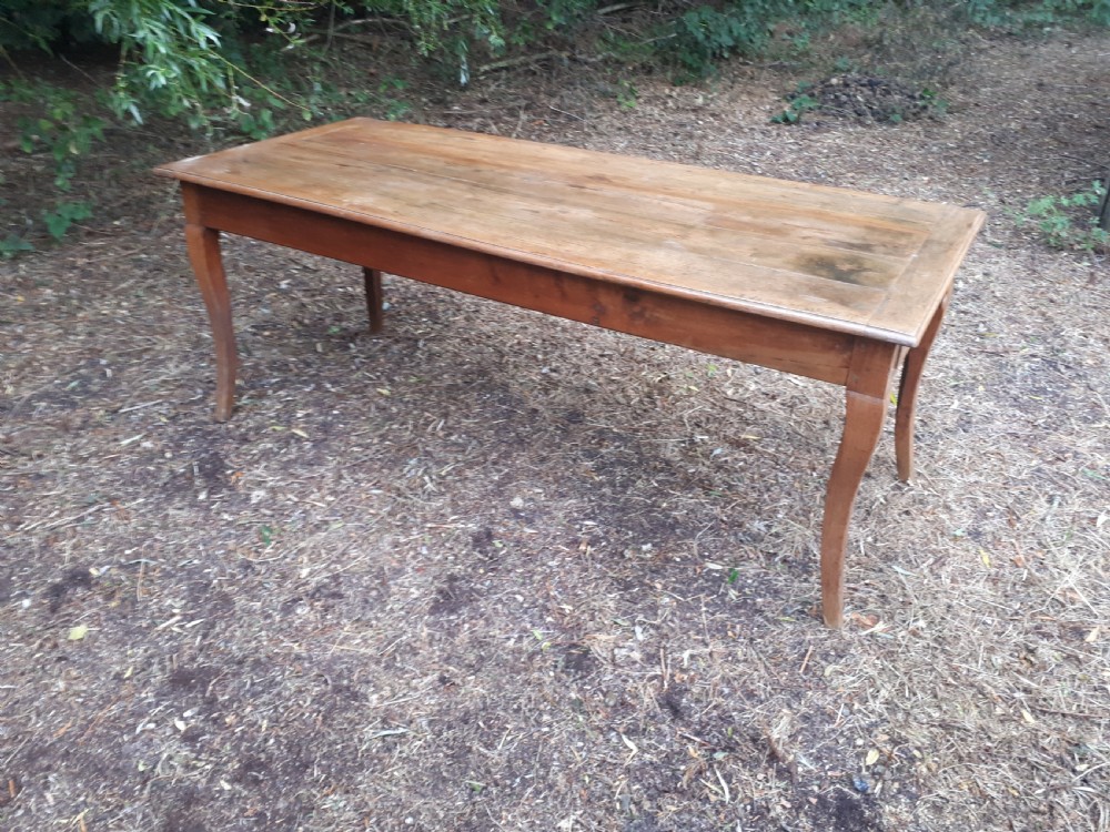 19th century French farmhouse dining table View V