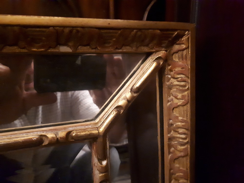 Early 20th century gilt wall mirror View V