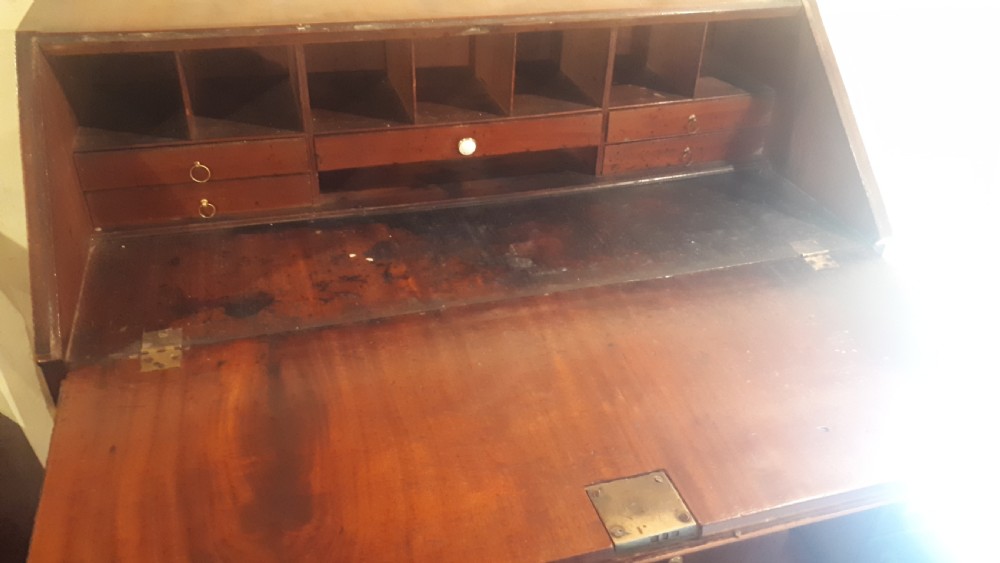 18th century 3 foot 4 drawer country made bureau View IV