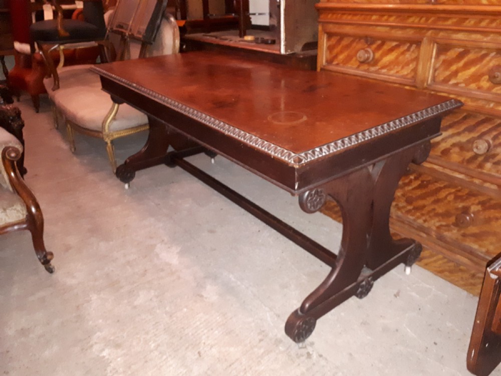 19th century Gothic walnut side table
