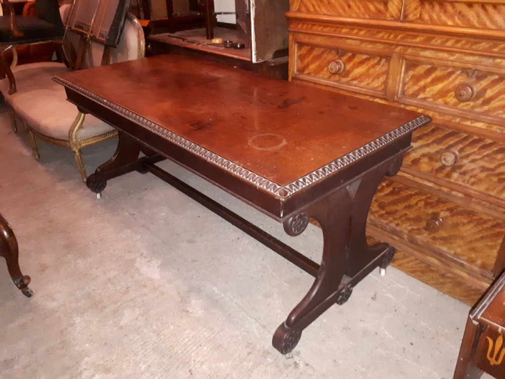 19th century Gothic walnut side table View II