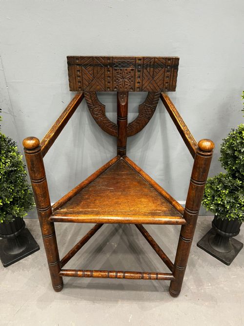 19th Century Oak Turner Chair 