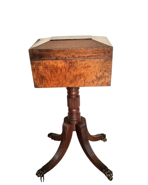 Regency Mahogany Teapoy 