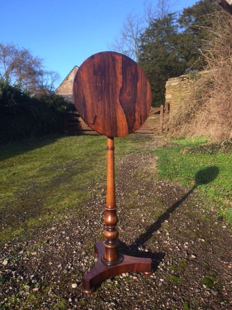 A 19th Century Rosewood Music / Reading Stand