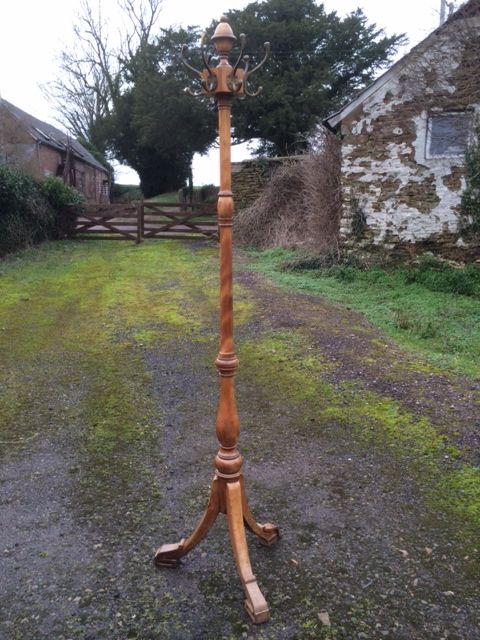 A 19th Century Satin Birch Hat Stand