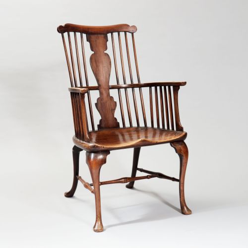 george iii walnut and sycamore combback windsor chair - CATEGORY: ANTIQUE CHAIRS - DATED 18TH CENTURY